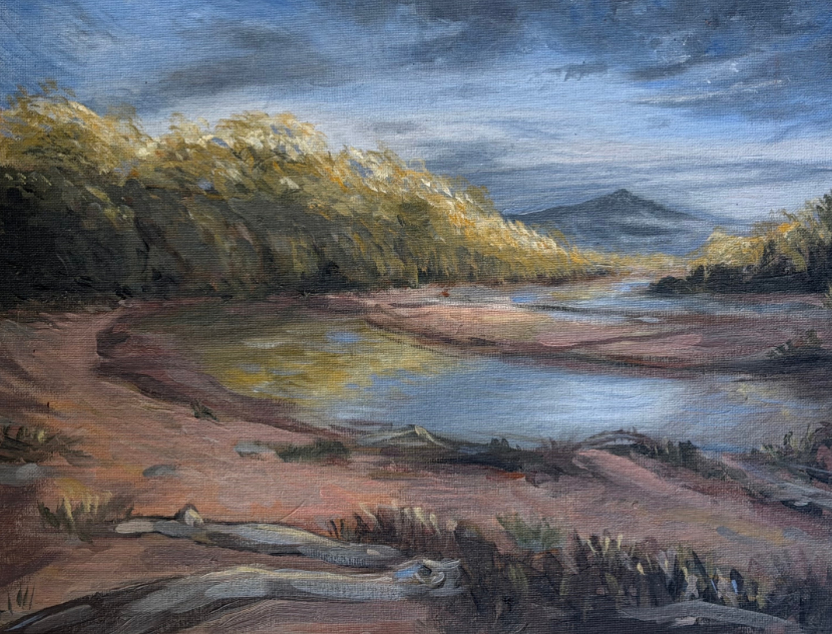 River Valley — oil painting by Elize McKelvey