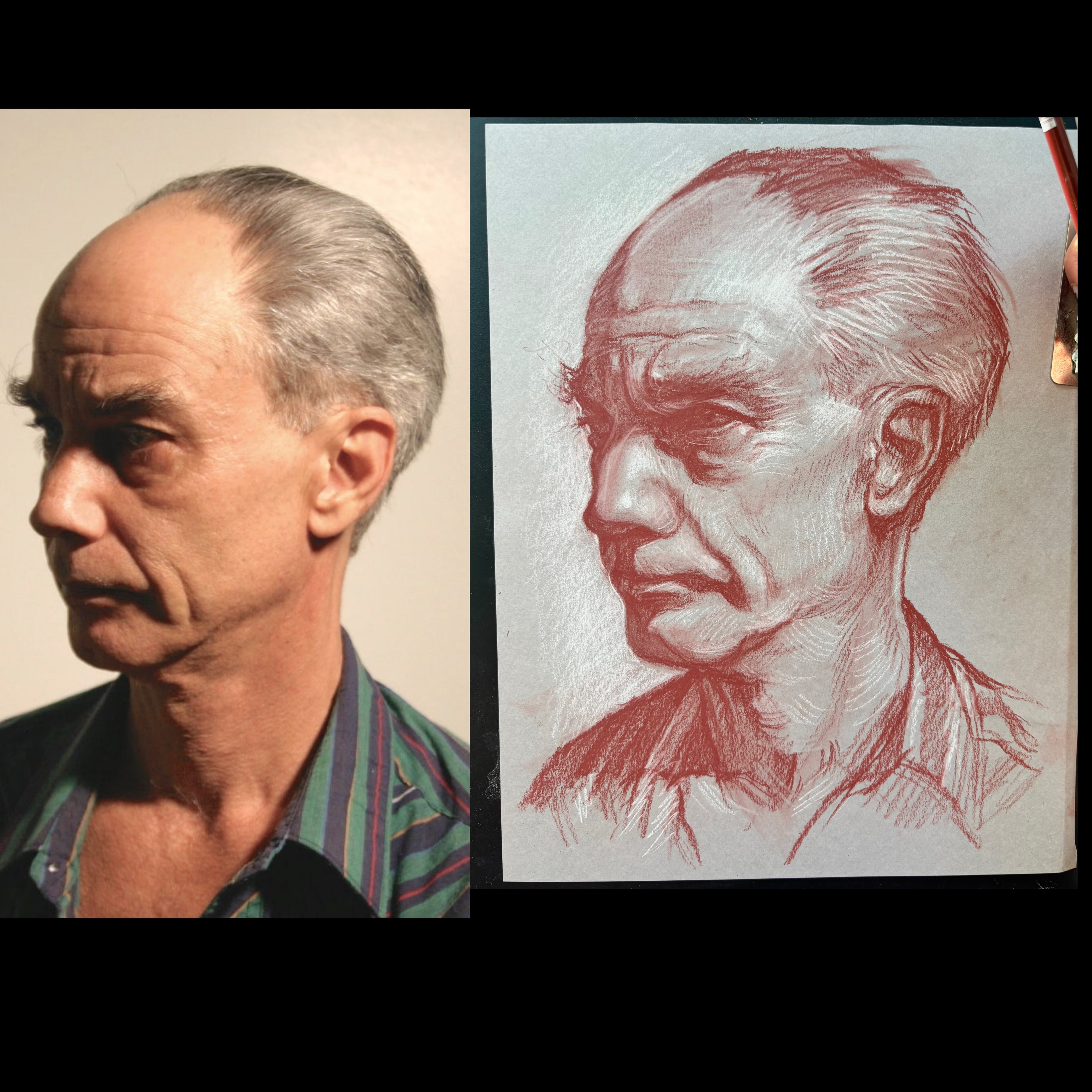 Older Man with Grey Hair